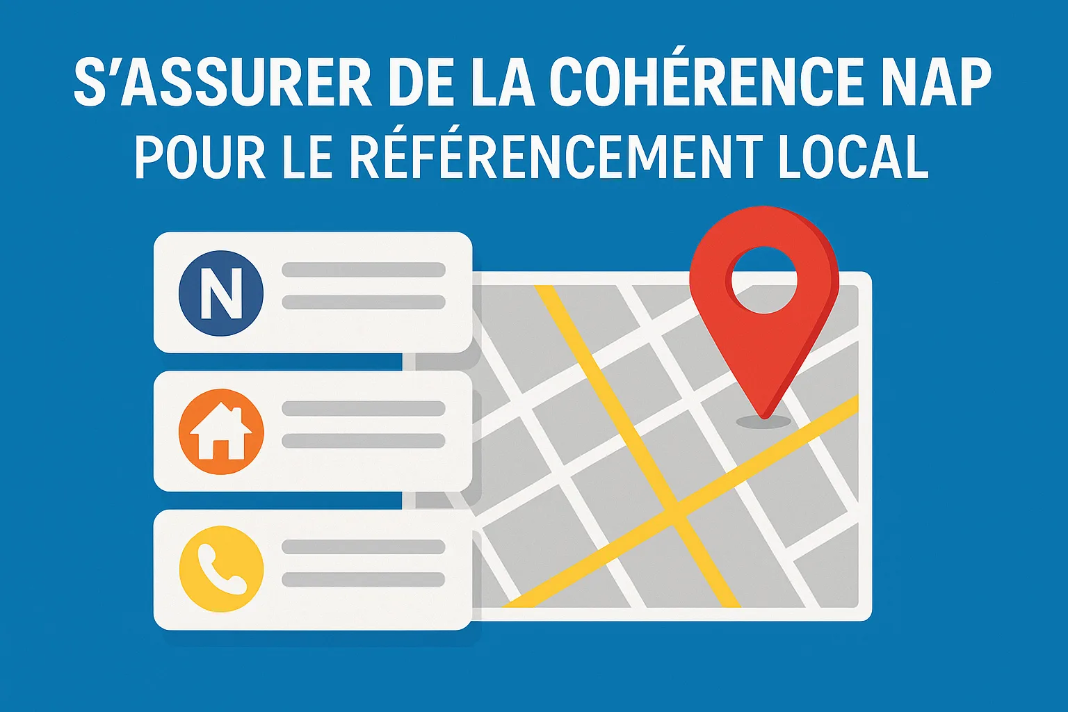 Cohérence des informations NAP pour le référencement local