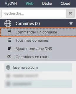 commander nom de domaine ovh
