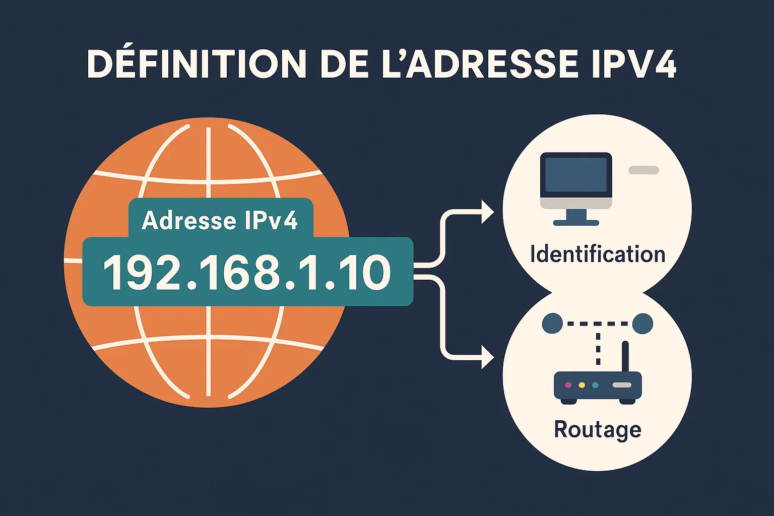 Rôle de l'adresse IPv4 dans les réseaux informatiques