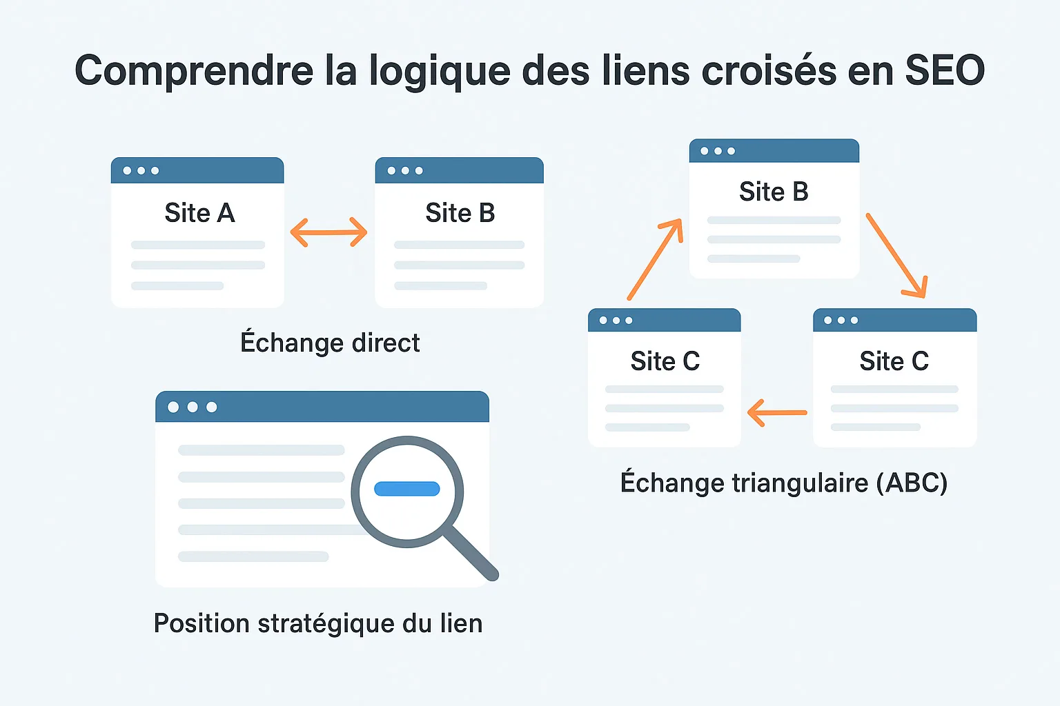 comprendre le lien croisé en SEO
