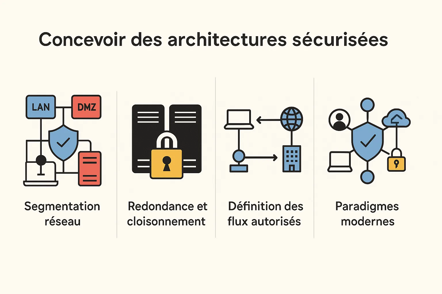 Conception d'architectures sécurisées par un architecte cybersécurité