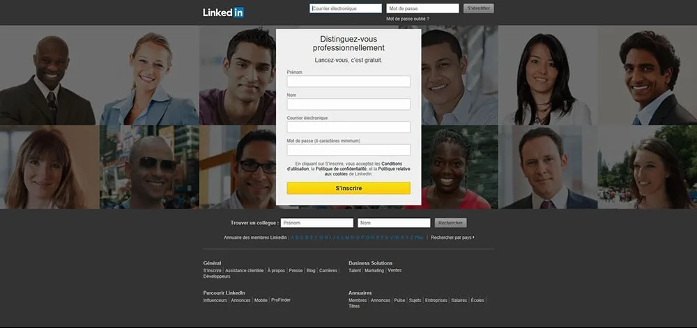 connexion linkedin