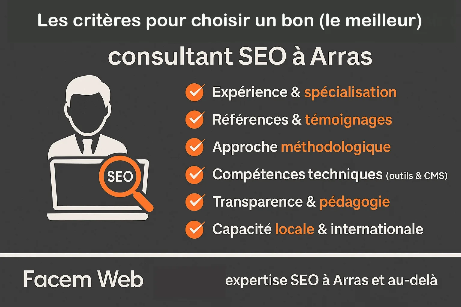criteres choix consultant seo arras