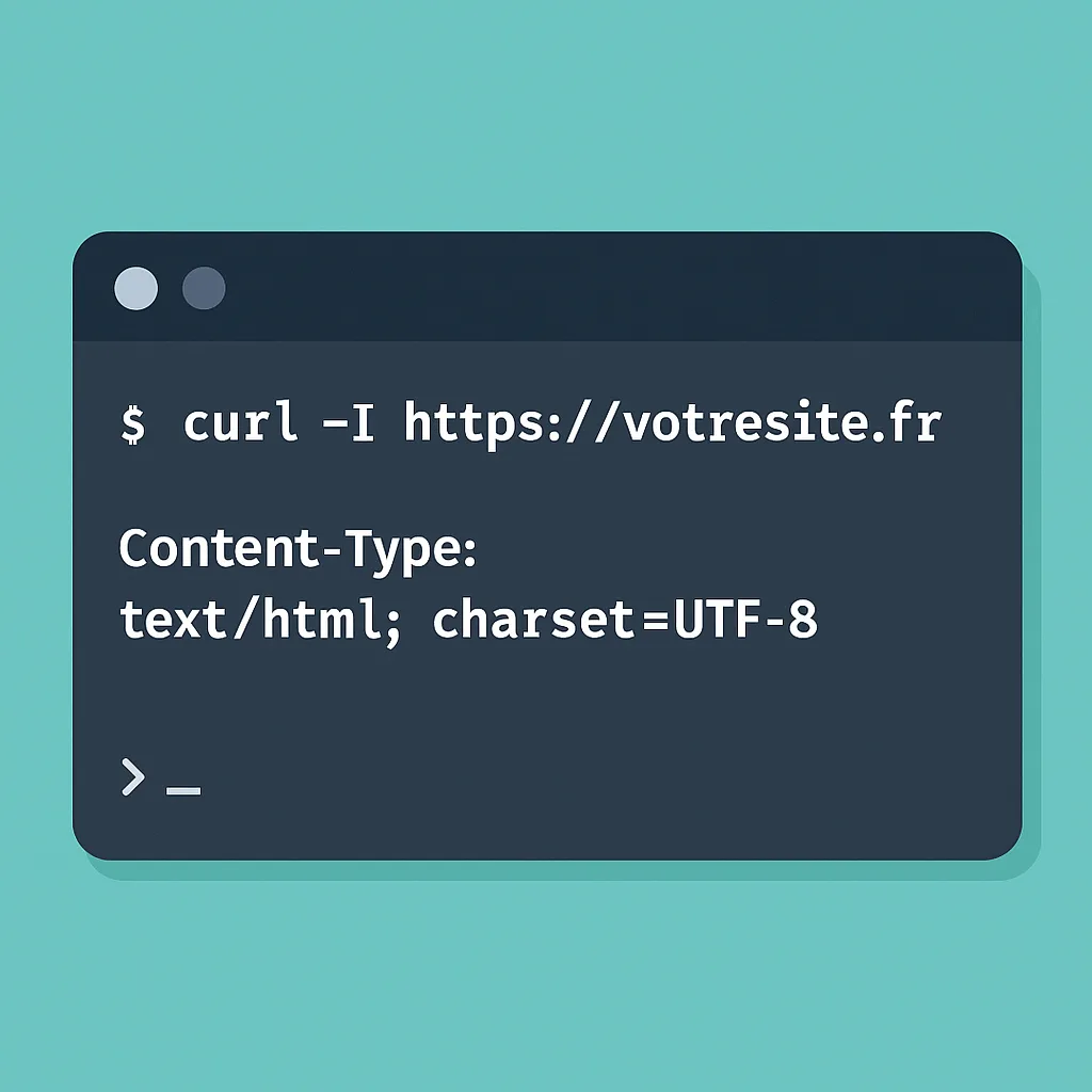 Requête curl exécutée dans le terminal