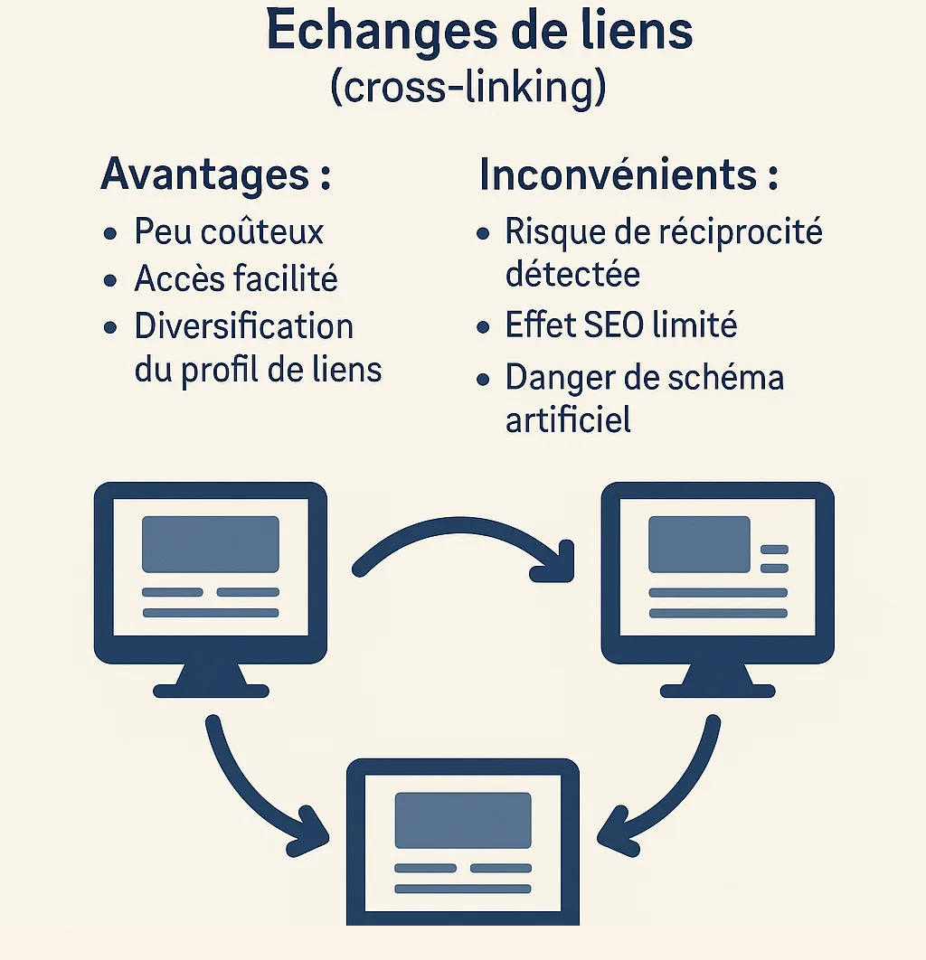 echanges de liens campagne de netlinking
