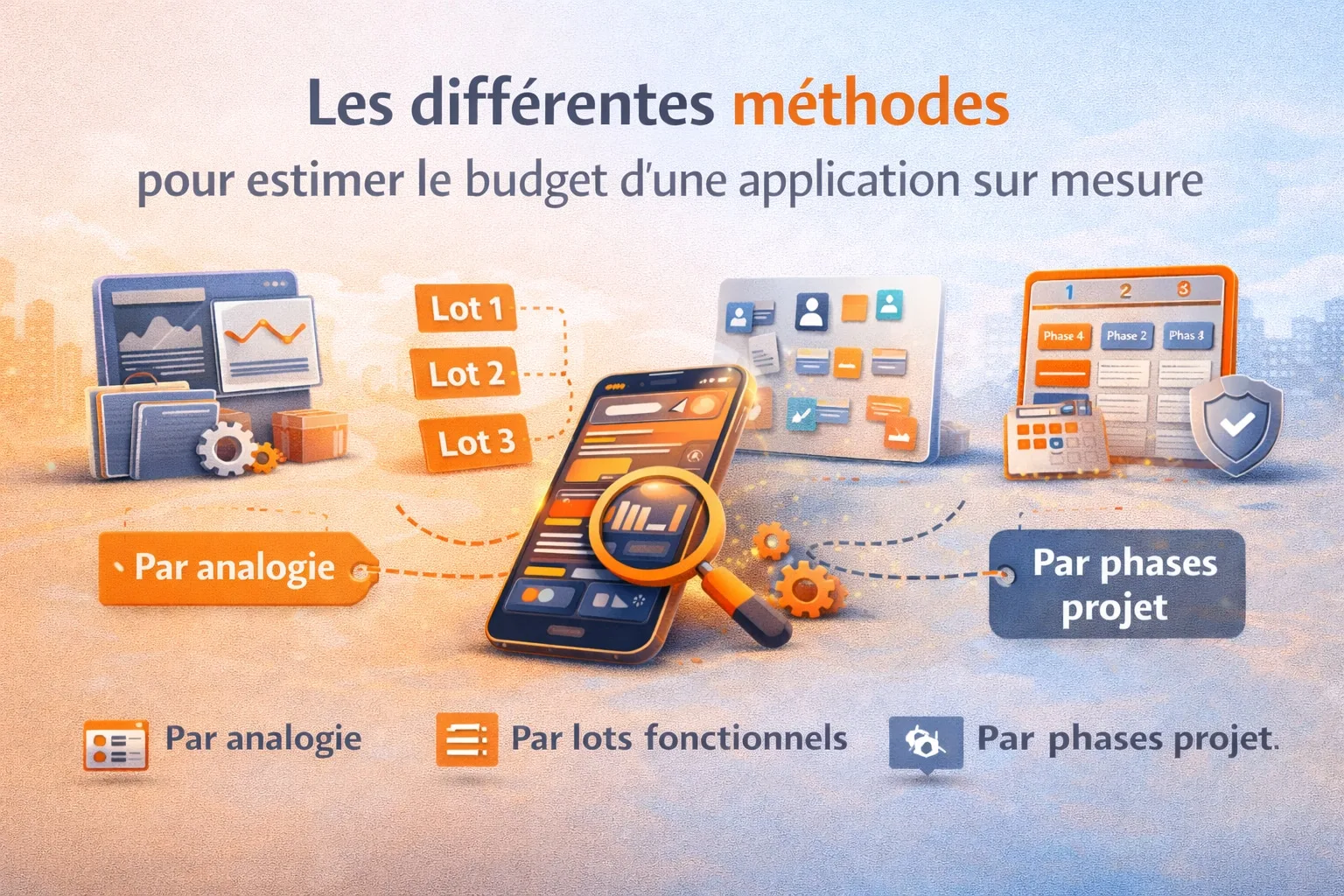 Estimation du budget d'une application sur mesure