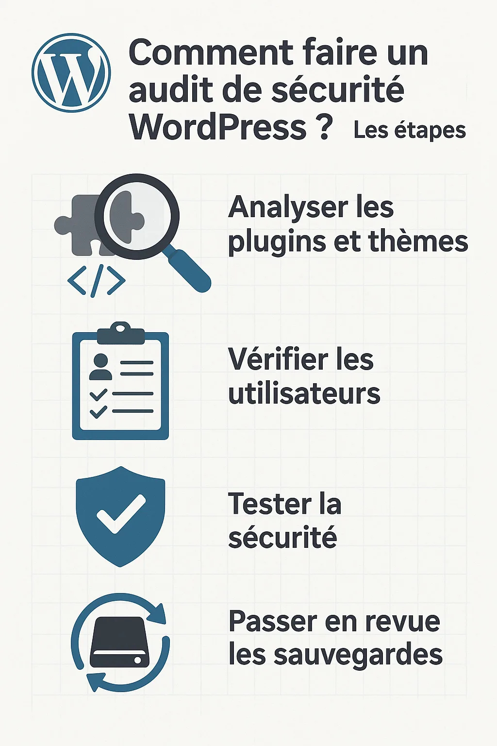 étapes audit securité WordPress