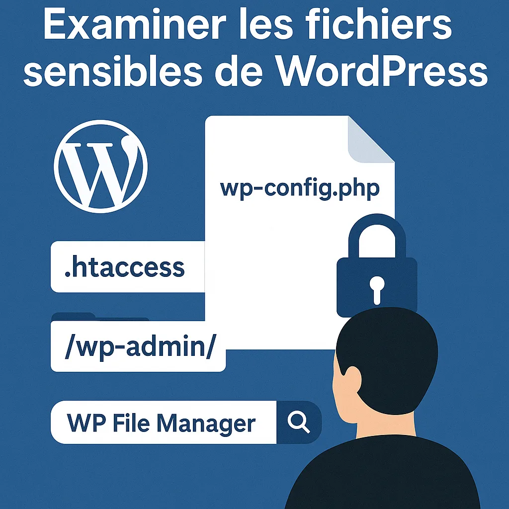 examiner fichiers sensibles wordpresss