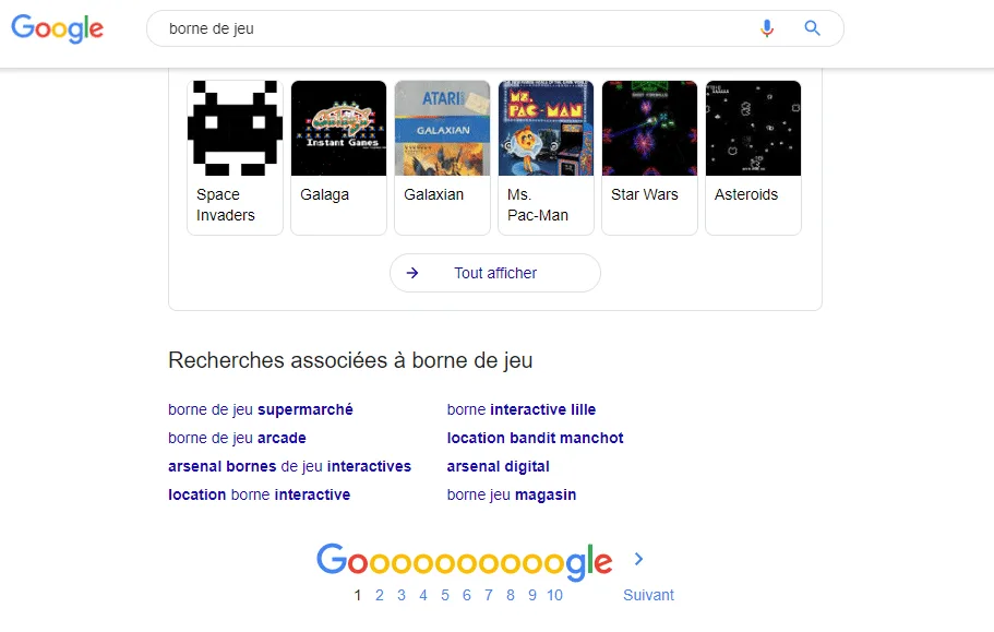 exemple de recherches associées