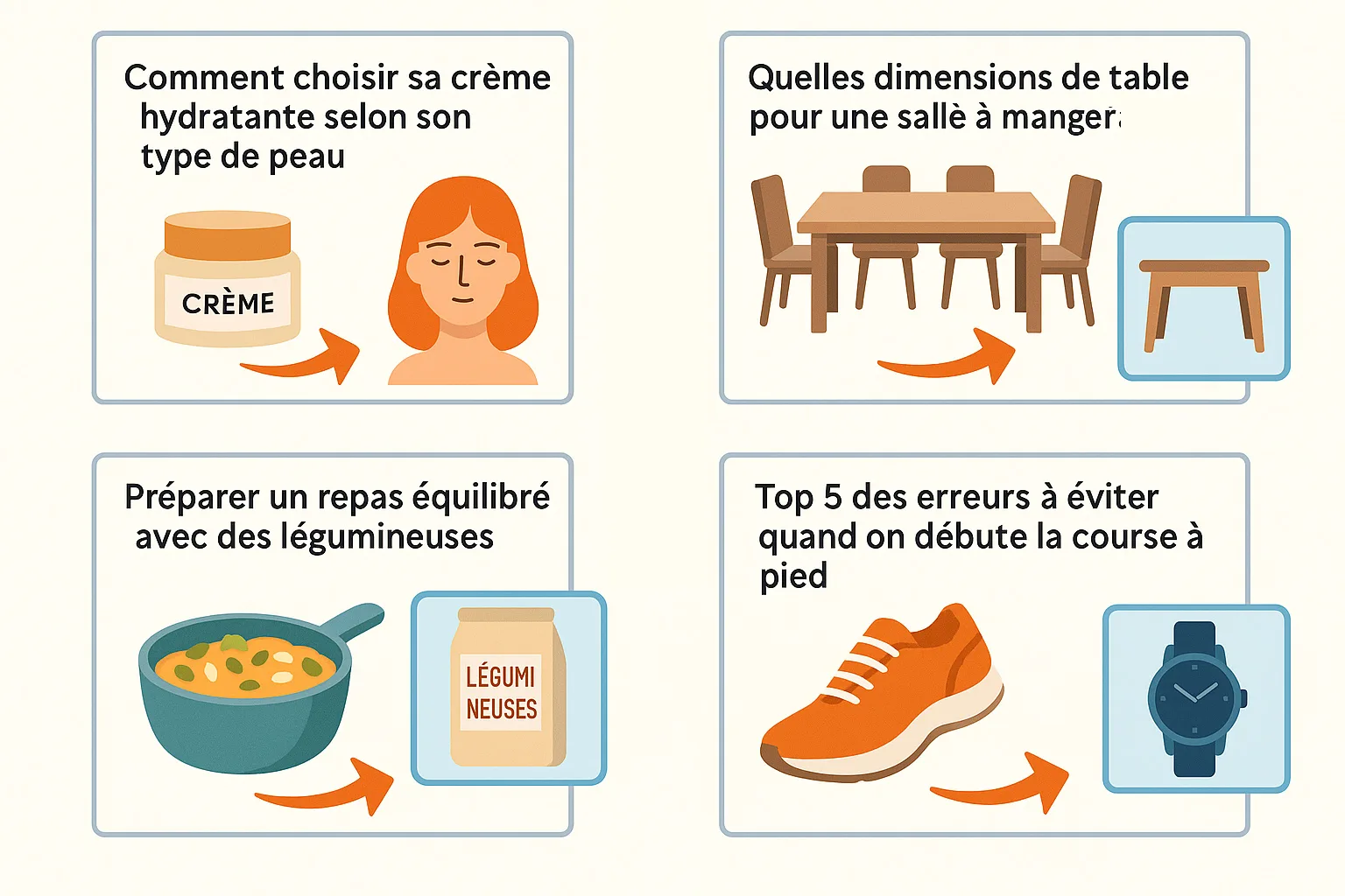 exemples articles de blog e commerce