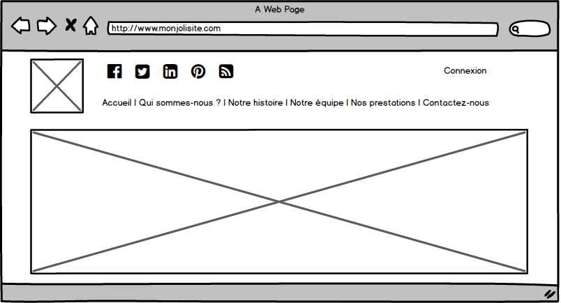 exemple de page standard web