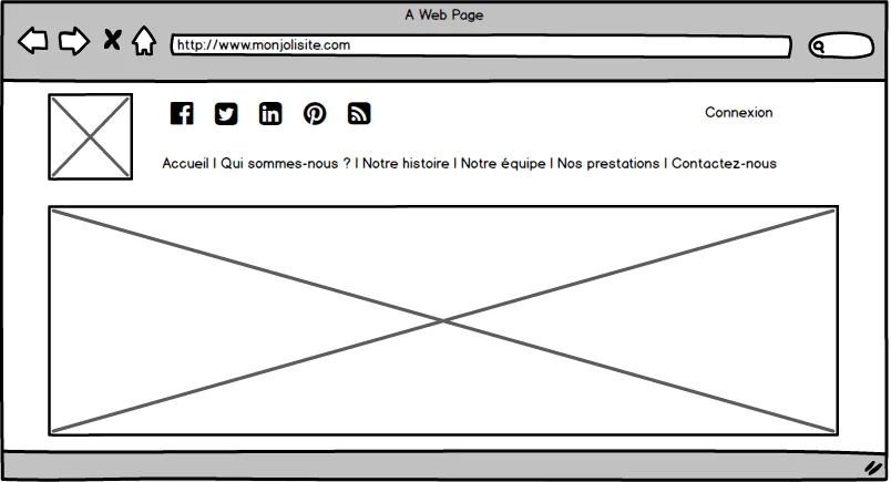 exemple de page standard web