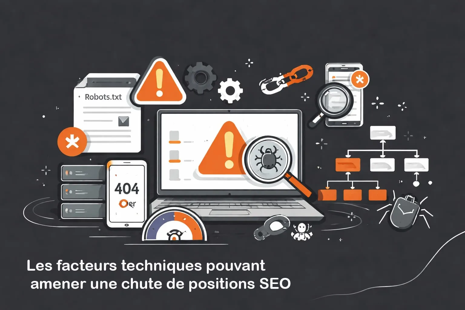 facteurs techniques chute de position seo