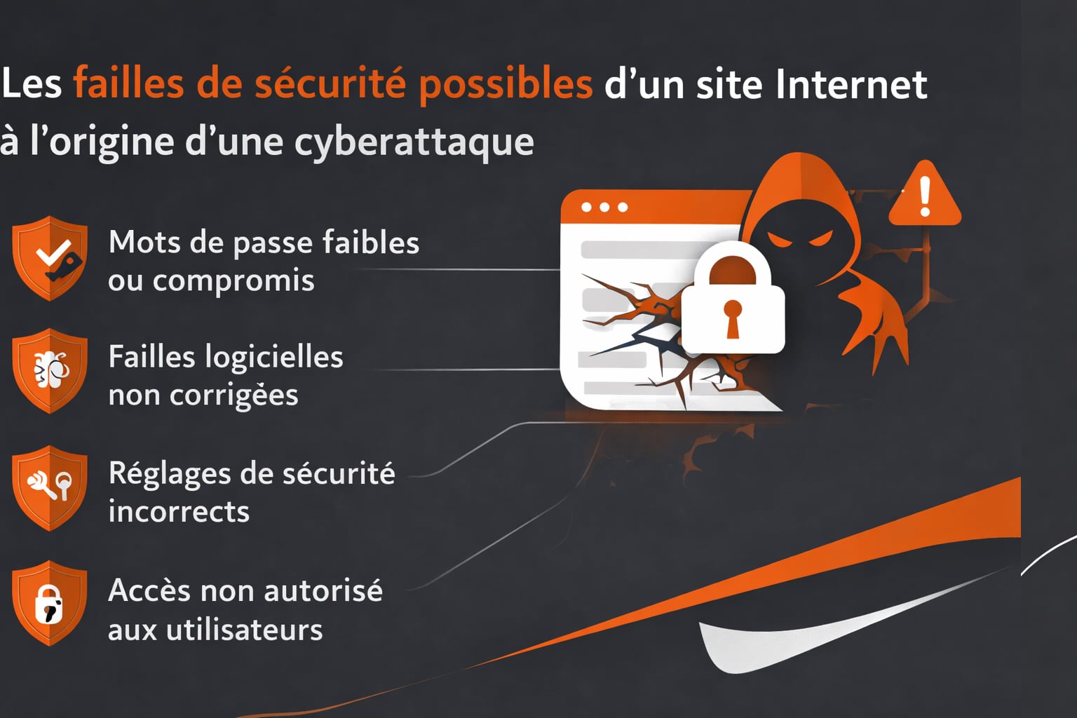 failles de securité possible site internet