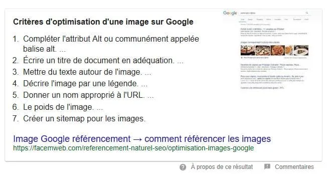 position zero et featured snippet