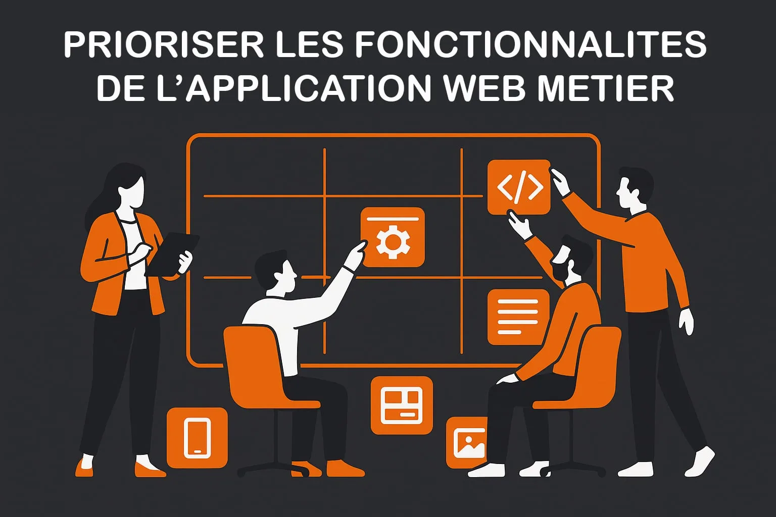 fonctionnalites application web metier
