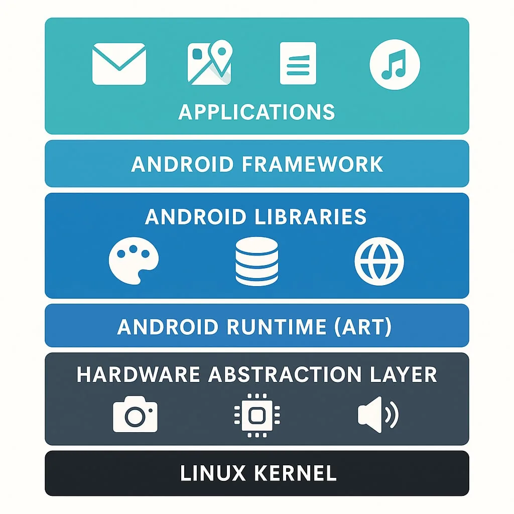 Fonctionnement du système d'exploitation Android