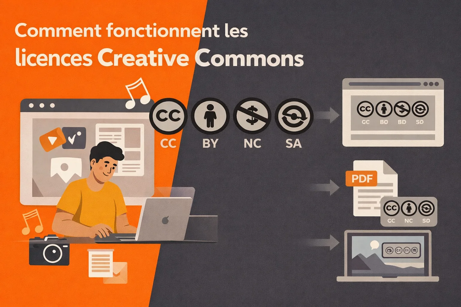 fonctionnement licences creative commons