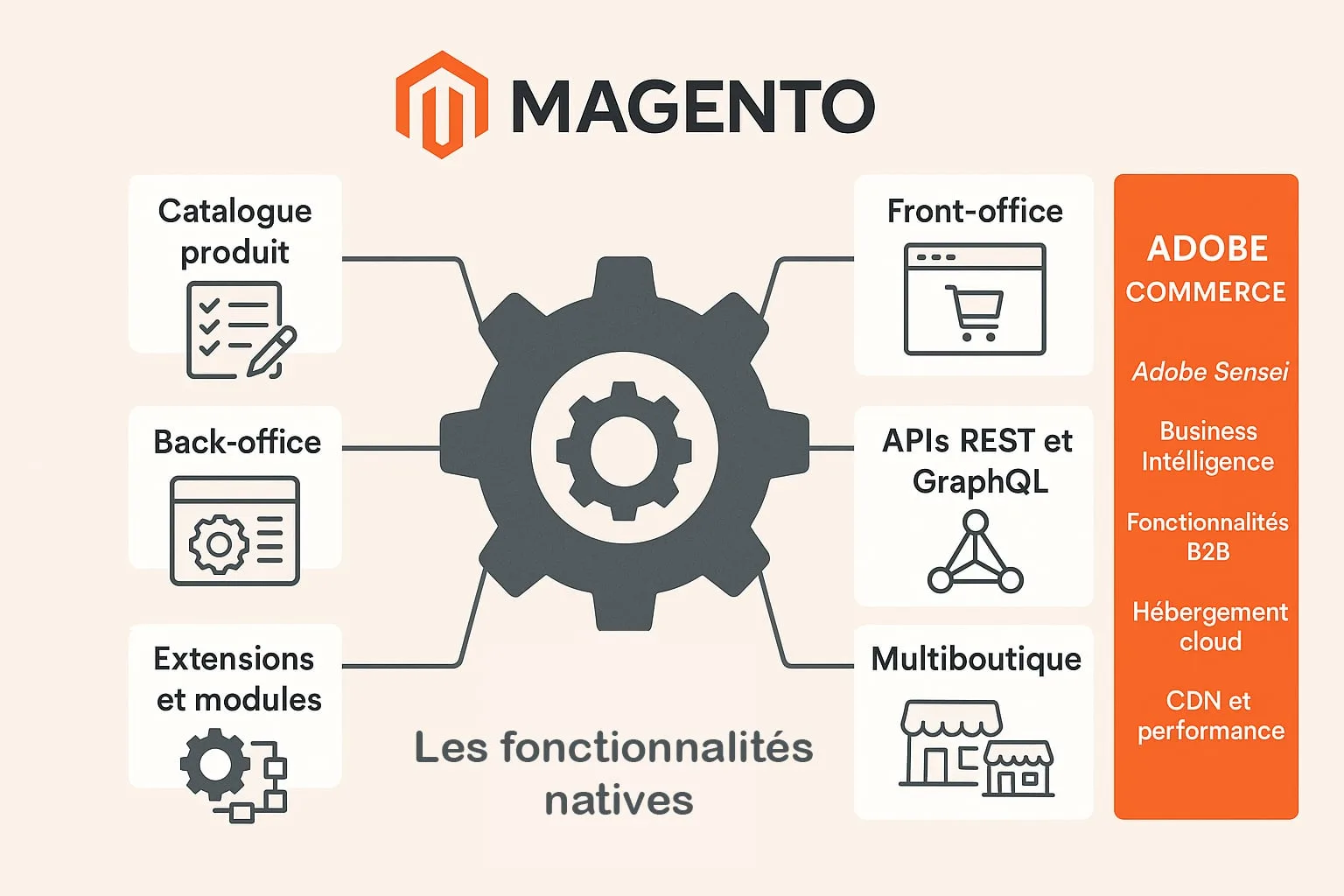 fonctionnement magento
