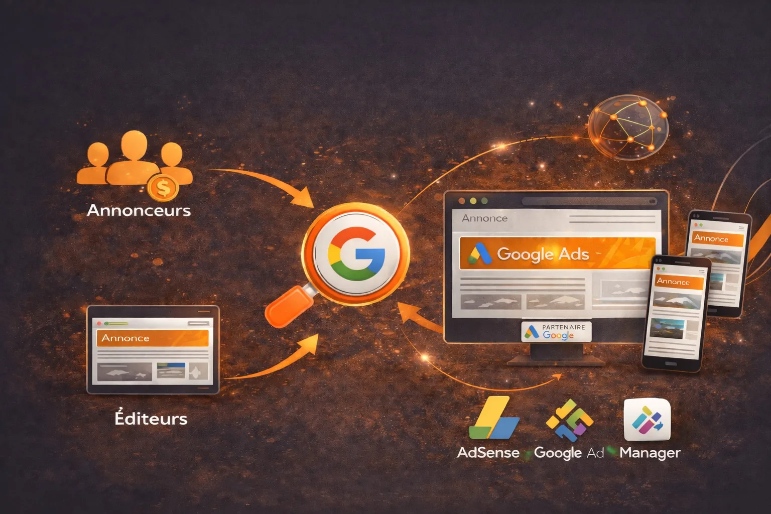 fonctionnement site partenaire reseau display google