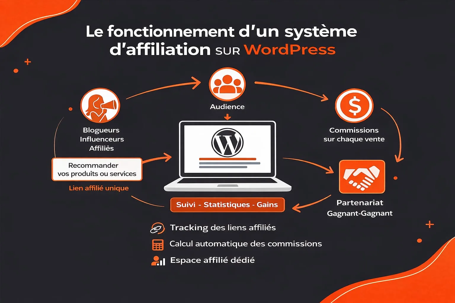 Fonctionnement d'un système d'affiliation sous WordPress