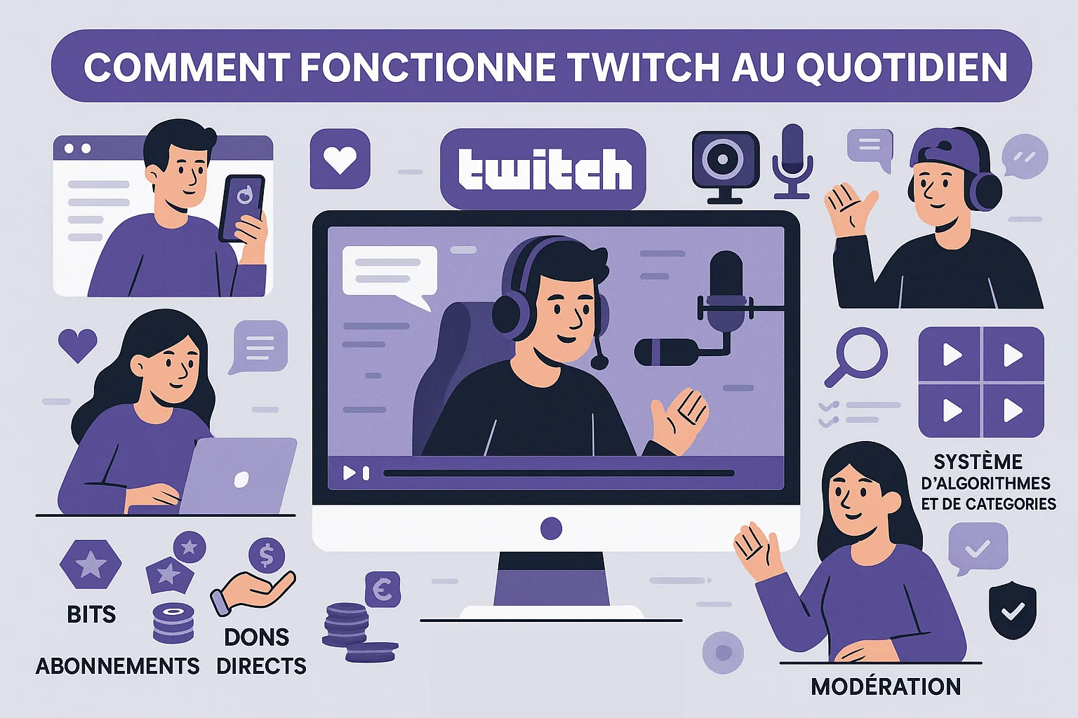 Naissance et évolution de la plateforme Twitch