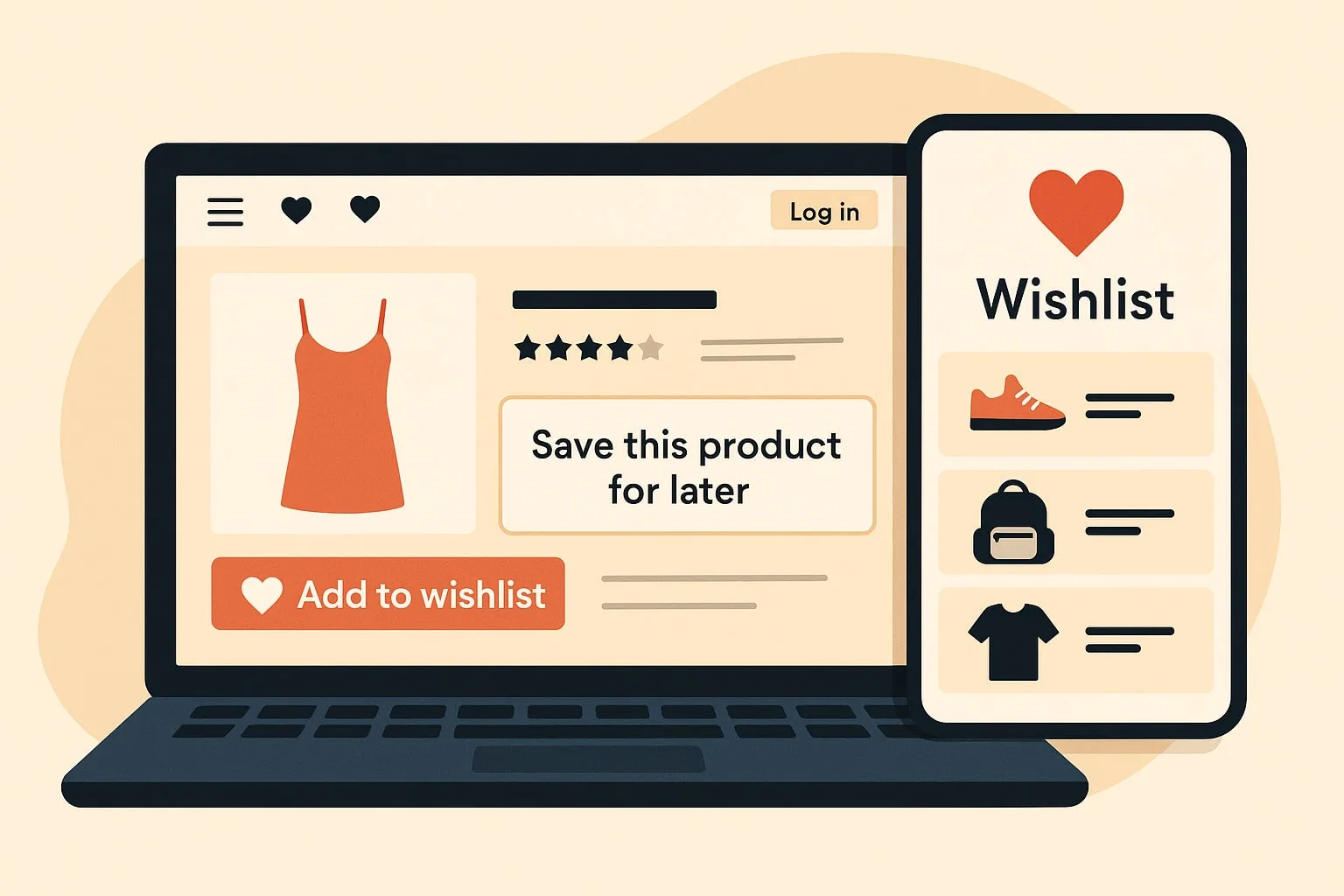 La wishlist d'un site e-commerce et l'engagement client