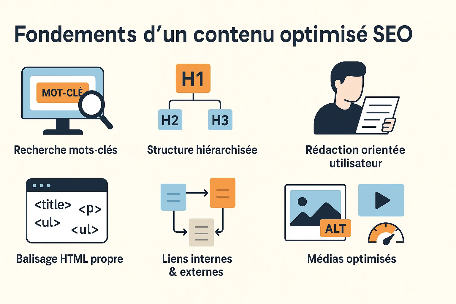 fondements contenu optimisé SEO