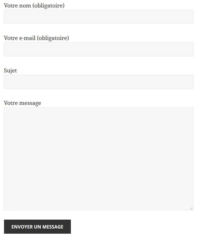 formulaire de base contact form 7