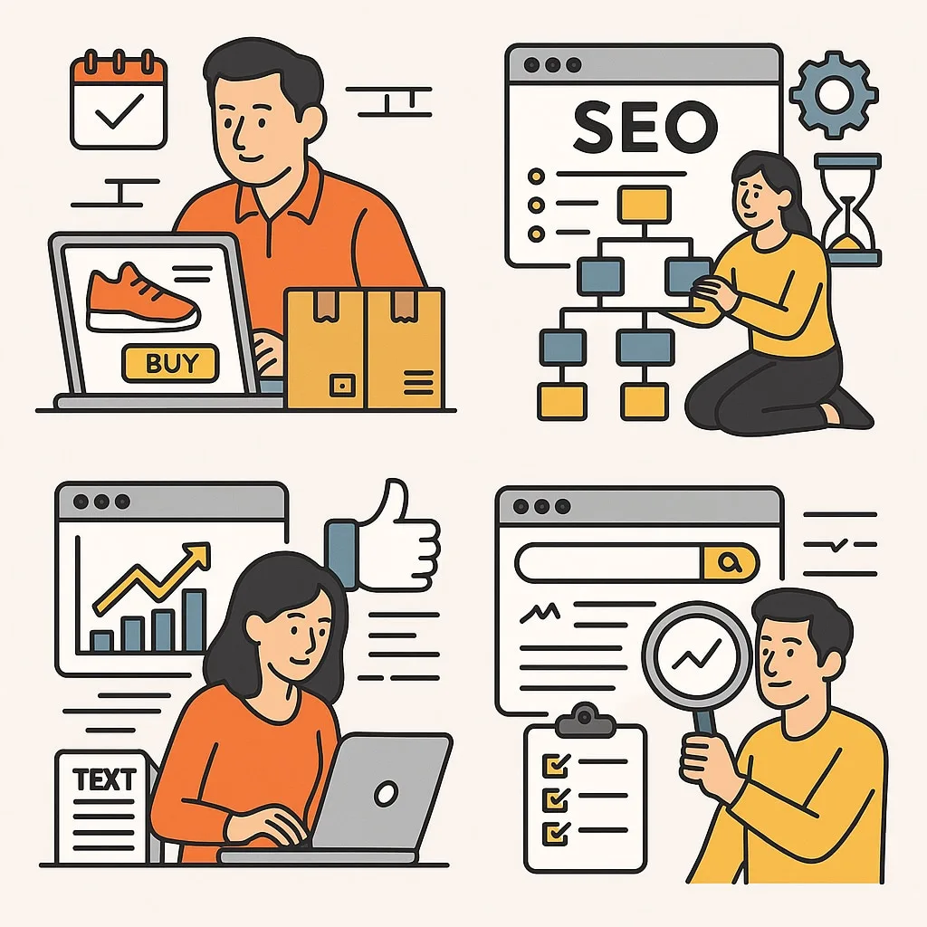 Gain de temps obtenu en externalisant le SEO