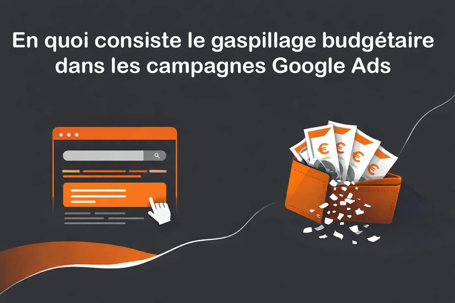 Le gaspillage budgétaire en publicité Google Ads