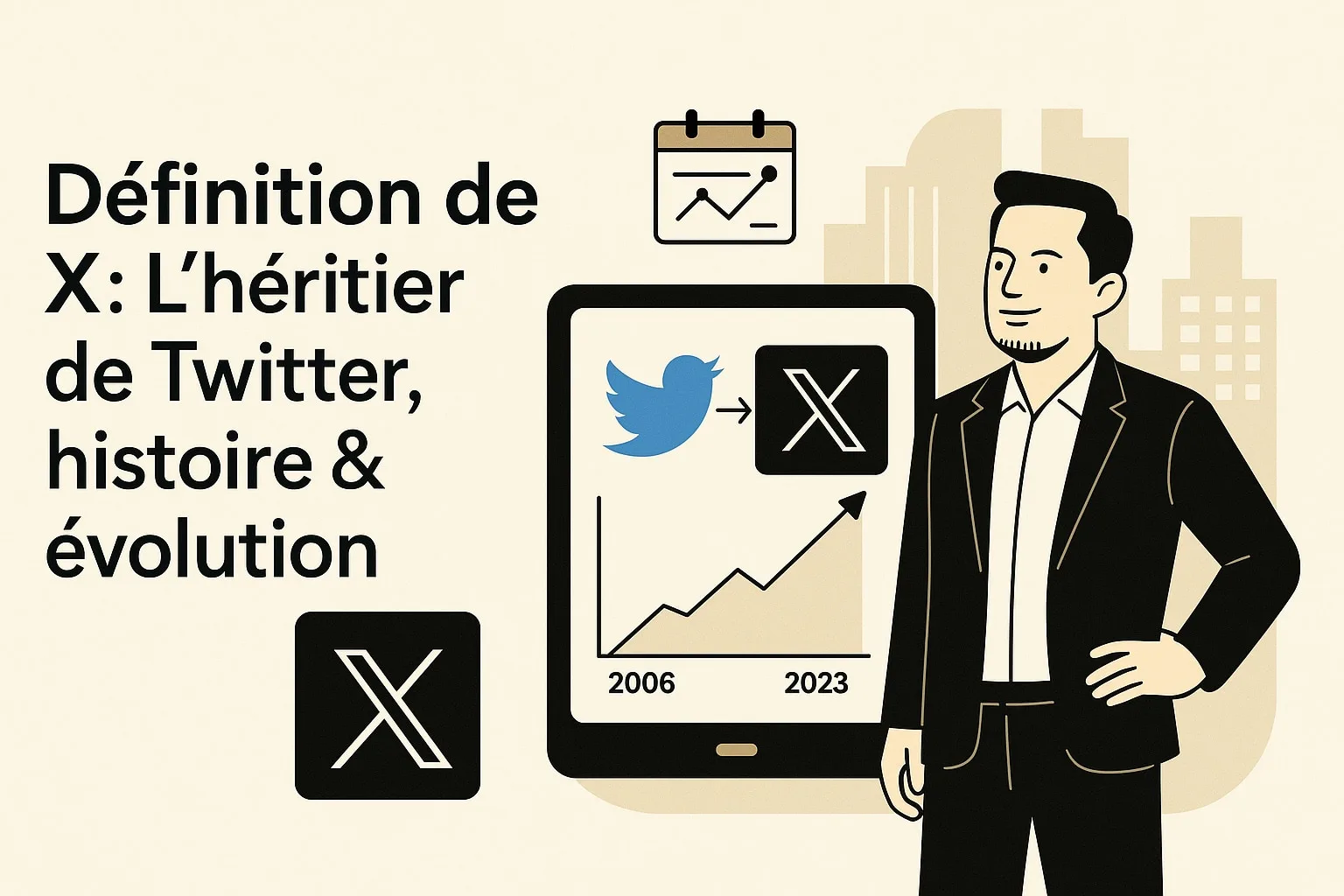 histoire de twitter x