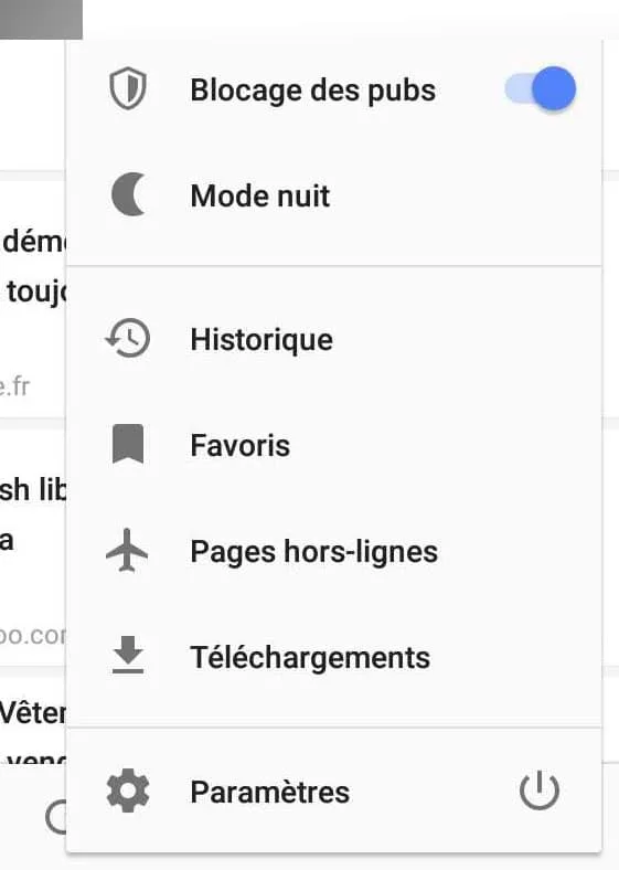 Effacement de l'historique de navigation d'Opera