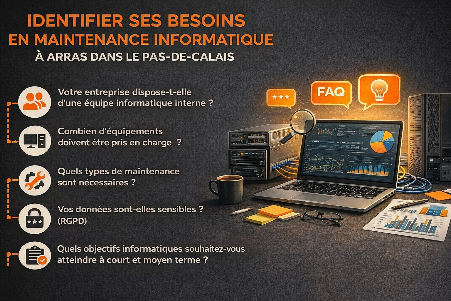 Identification des besoins en maintenance informatique à Arras
