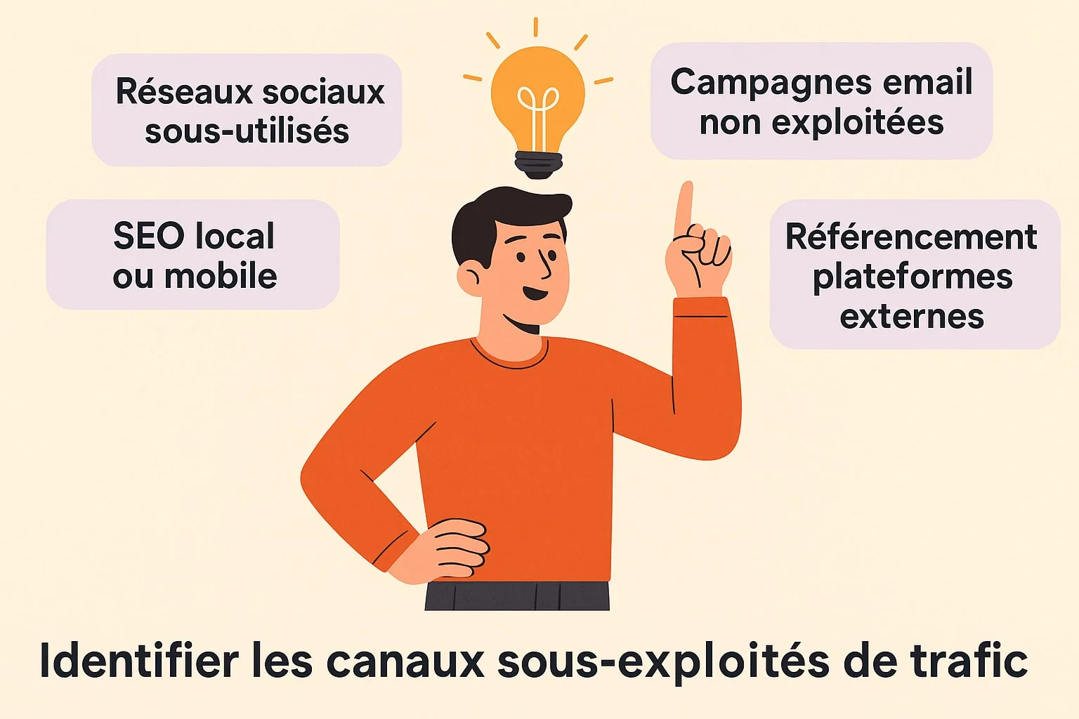identifier les canaux sous exploités de trafic