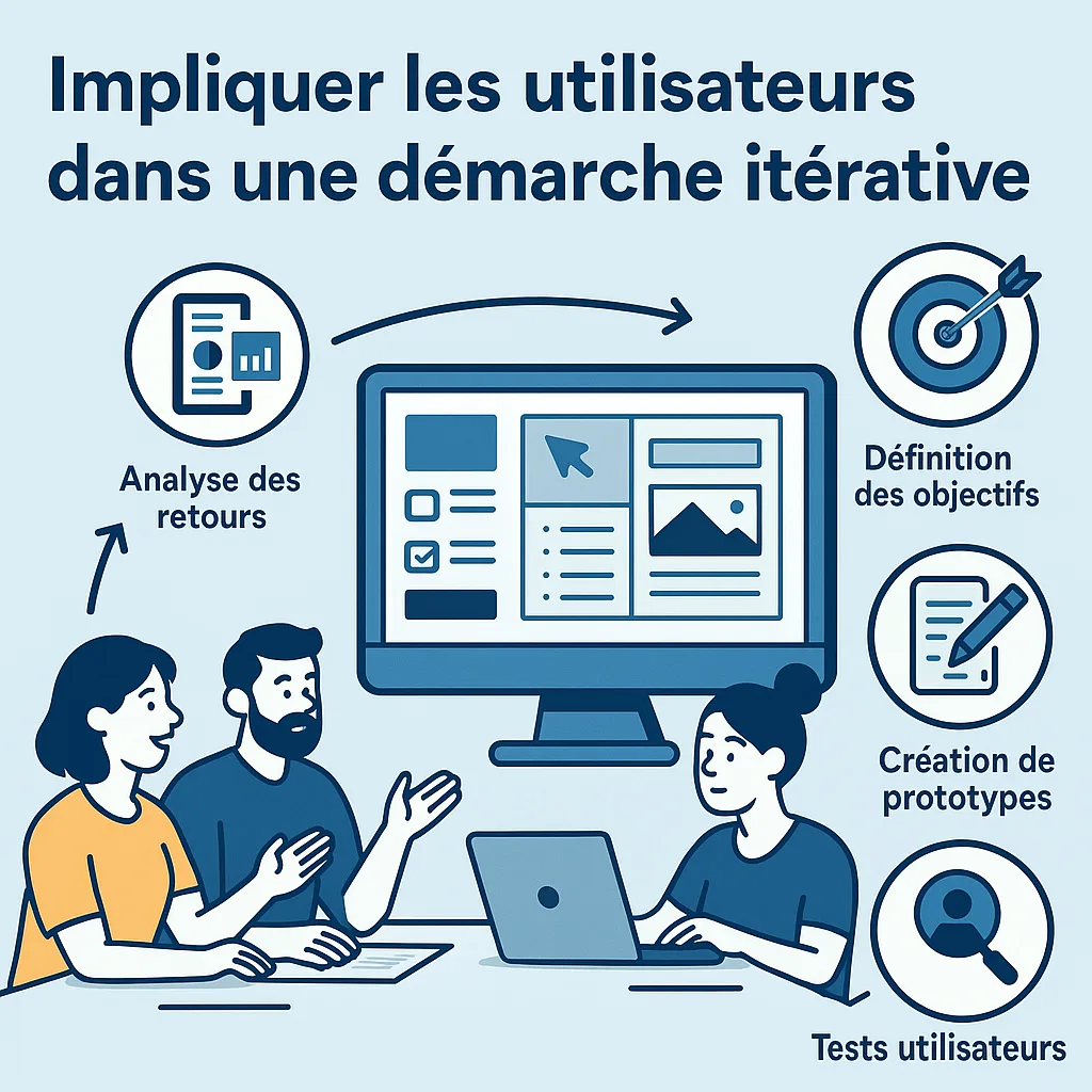 Utilisateurs associés aux tests d'une application métier