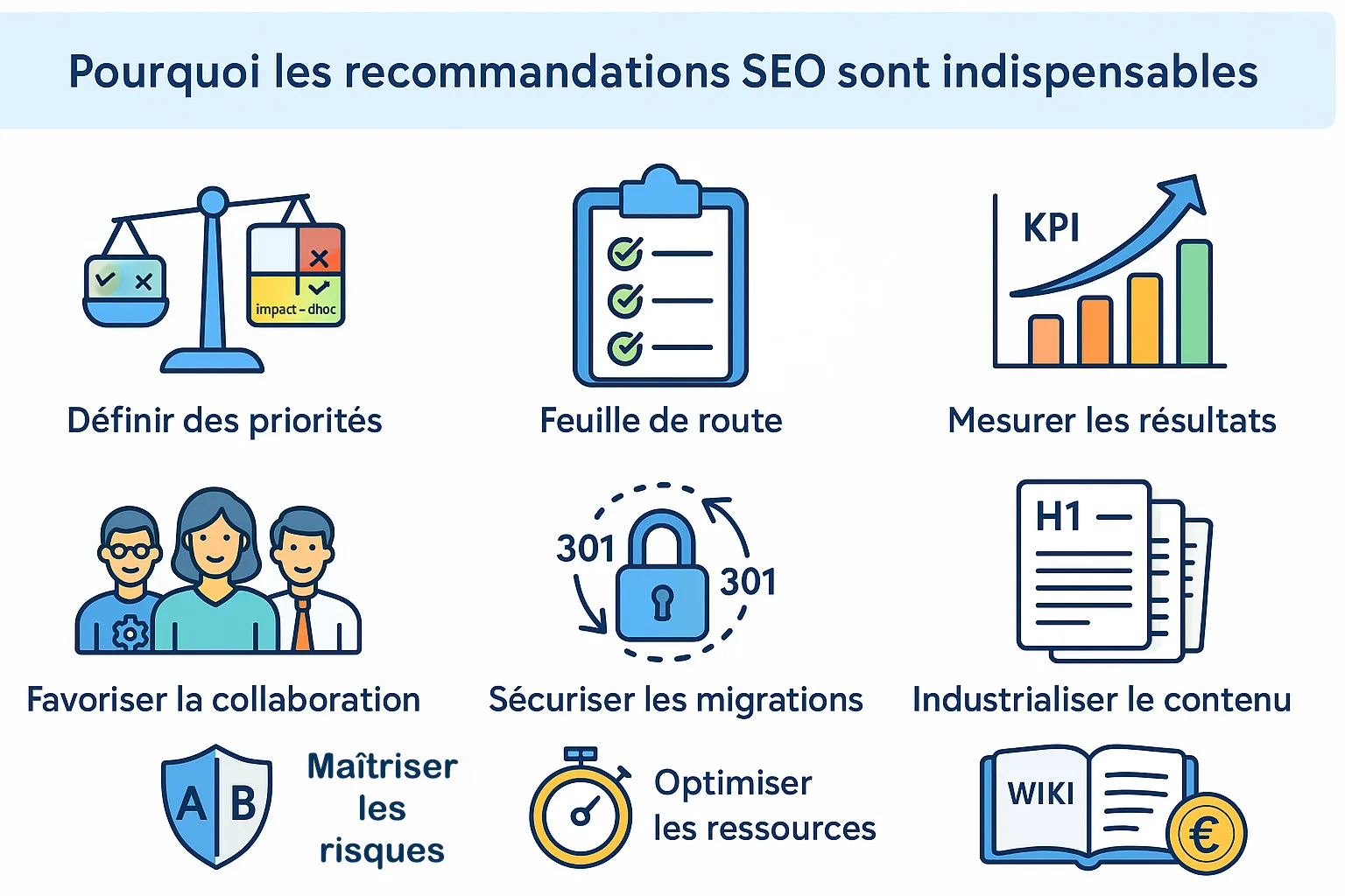 Place des recommandations SEO dans un accompagnement