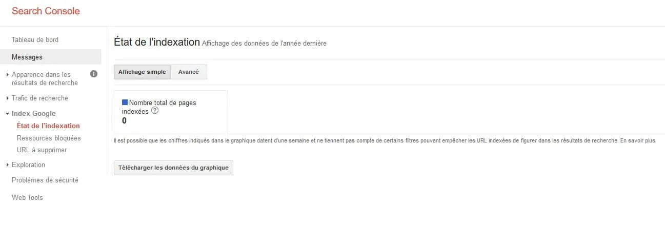 index google search console
