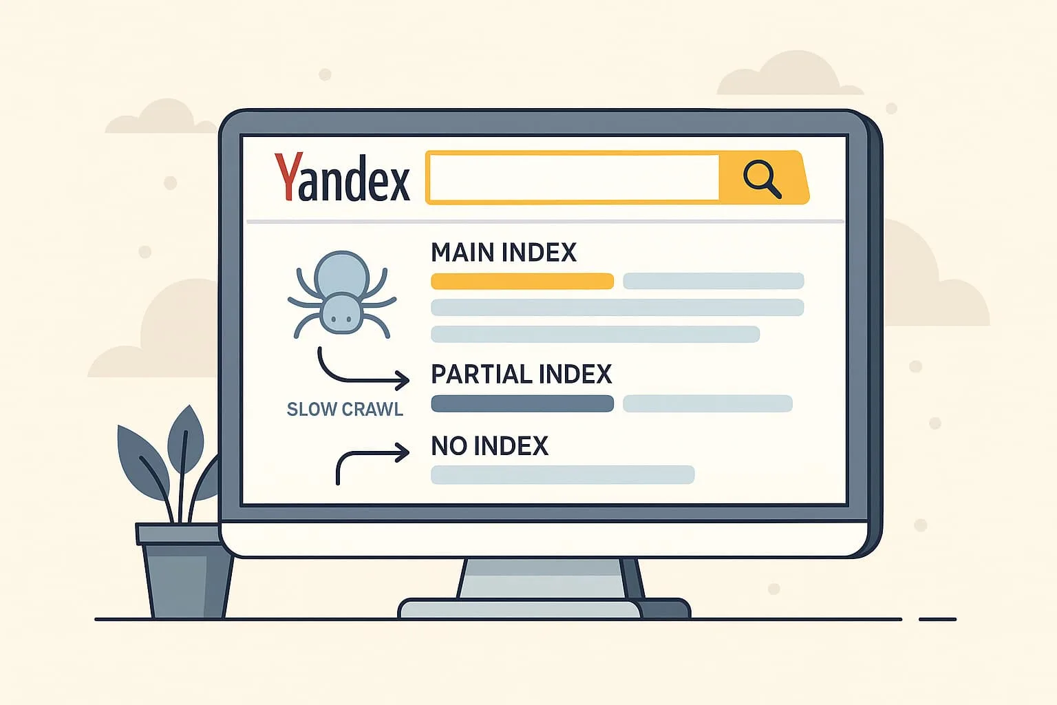 L'approche du crawl du moteur de recherche Yandex