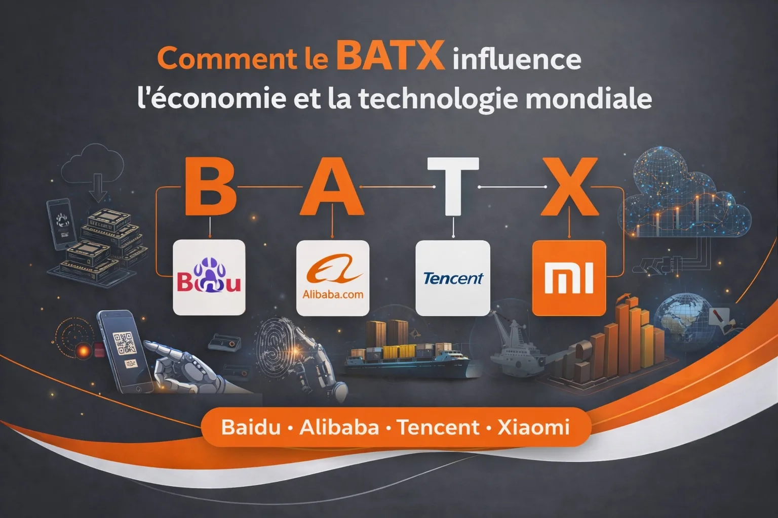 Influence des BATX sur l'économie et la technologie mondiale