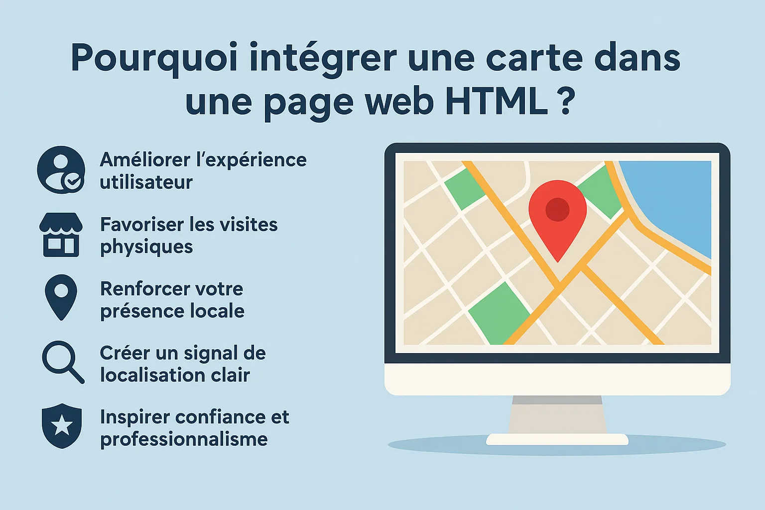 Intérêt d'intégrer une carte dans une page web