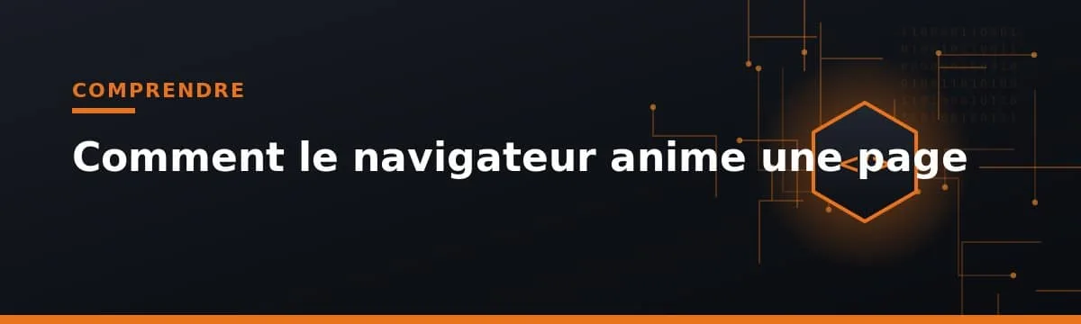 Le navigateur anime une page