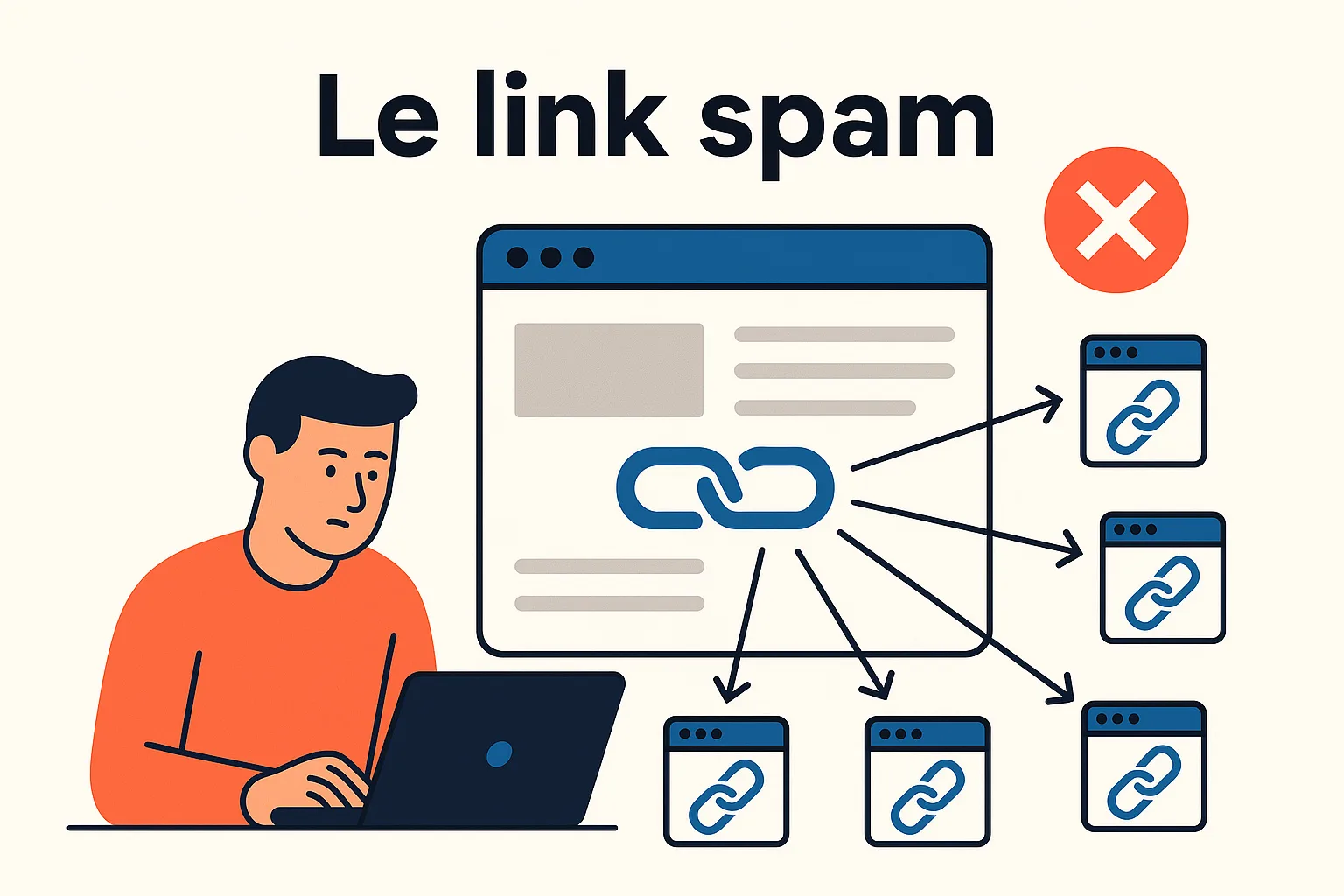 Le link spam en référencement naturel