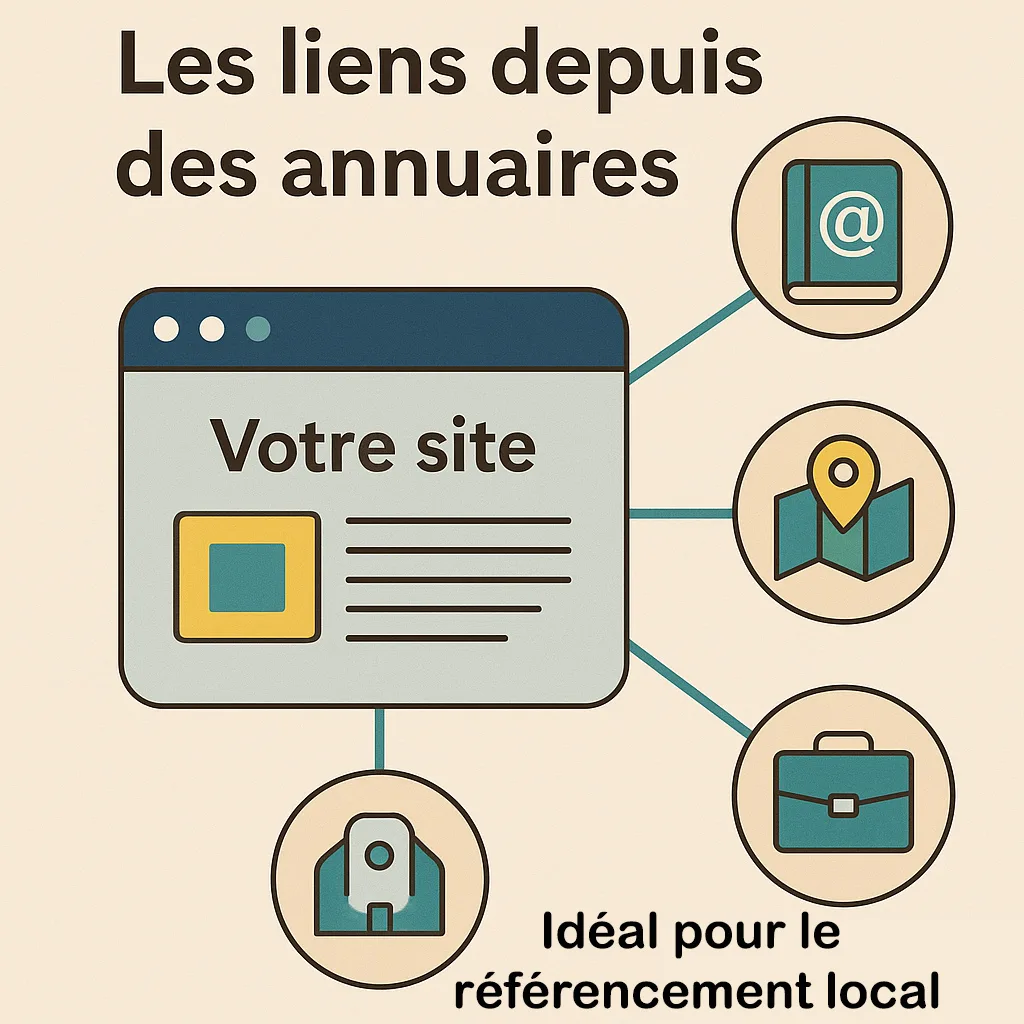 Place des annuaires dans une campagne de netlinking