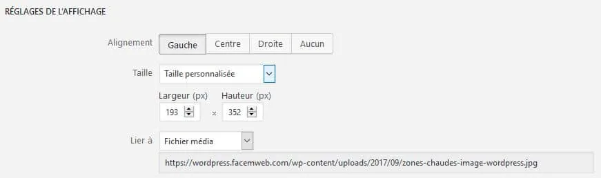 lier les fichiers medias pour le seo sur WordPress