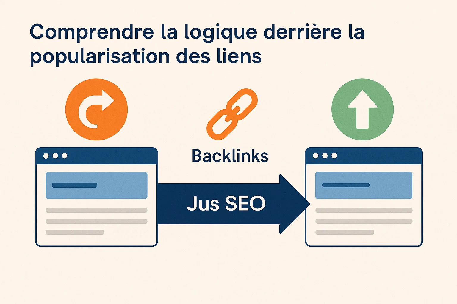 Mécanique de popularisation des liens en SEO
