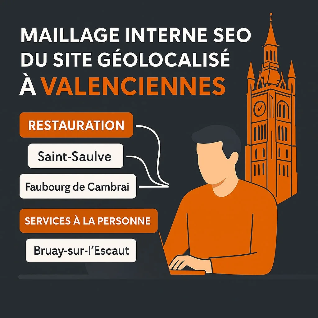 Maillage interne d'un site géolocalisé à Valenciennes