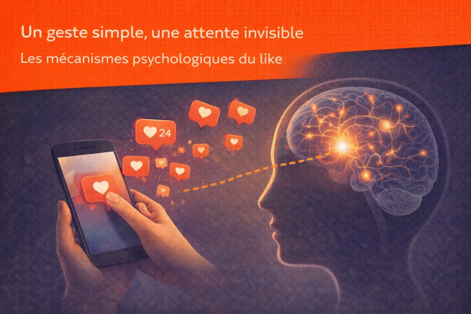 Les mécanismes psychologiques du like sur les réseaux sociaux