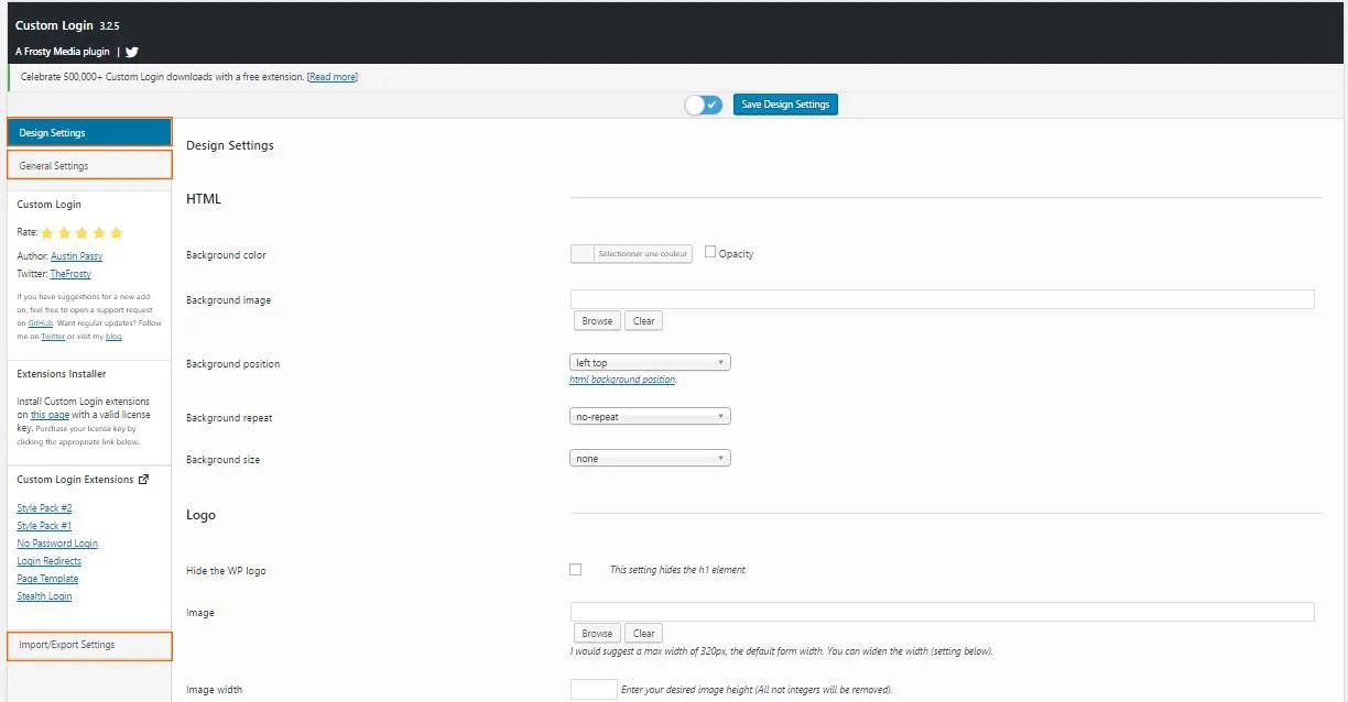 menu plugin