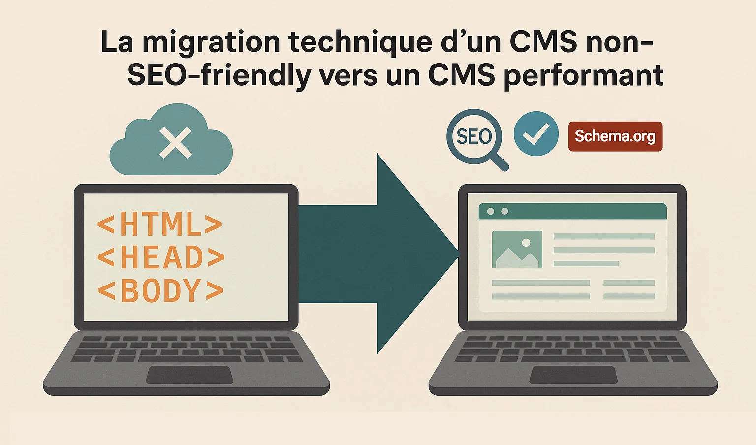 migration technique d un CMS